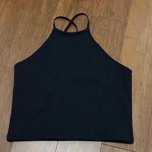 Abercrombie High-Neck Cross-Back Tank